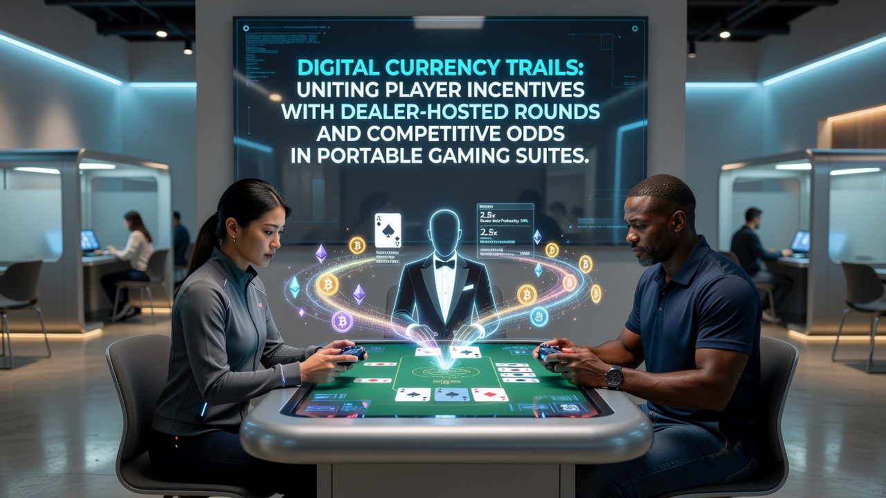 Digitale Währungsspuren in mobilen Gaming-Suiten mit Live-Dealer und Krypto-Anreizen