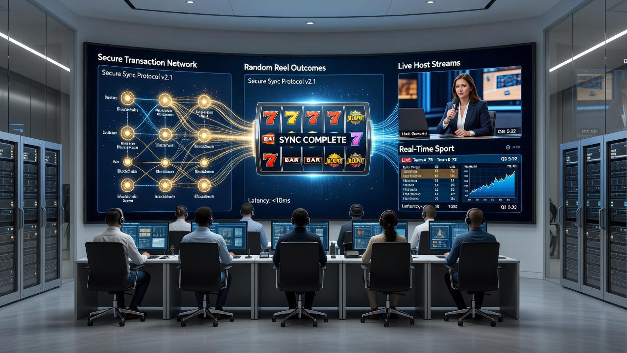 Mobile Synchronisation von Zufallsspulen, Live-Dealer und Sportmärkten über sichere Netzwerke