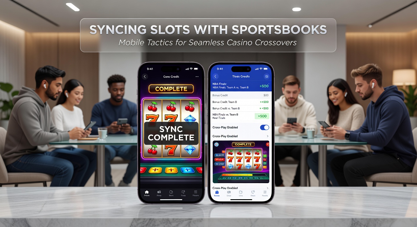 Smartphone mit geöffneter Casino-App, die Slots und Sportwetten nahtlos integriert zeigt